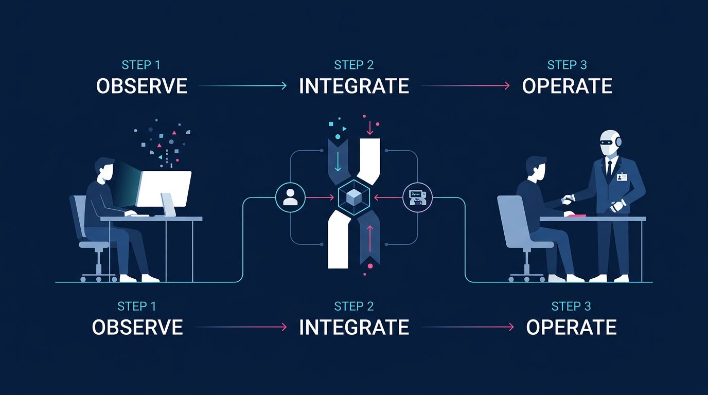 Observe, Integrate, Operate process